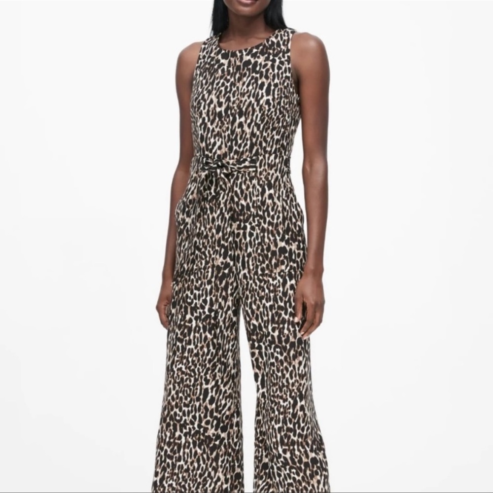 Banana Republic Animal print jumpsuit